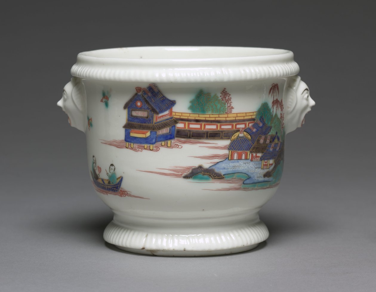 Saint Cloud Porselen Fabrikası, Fransa tarafından üretilen Şişe Soğutucu, c.1725-1735 by French School