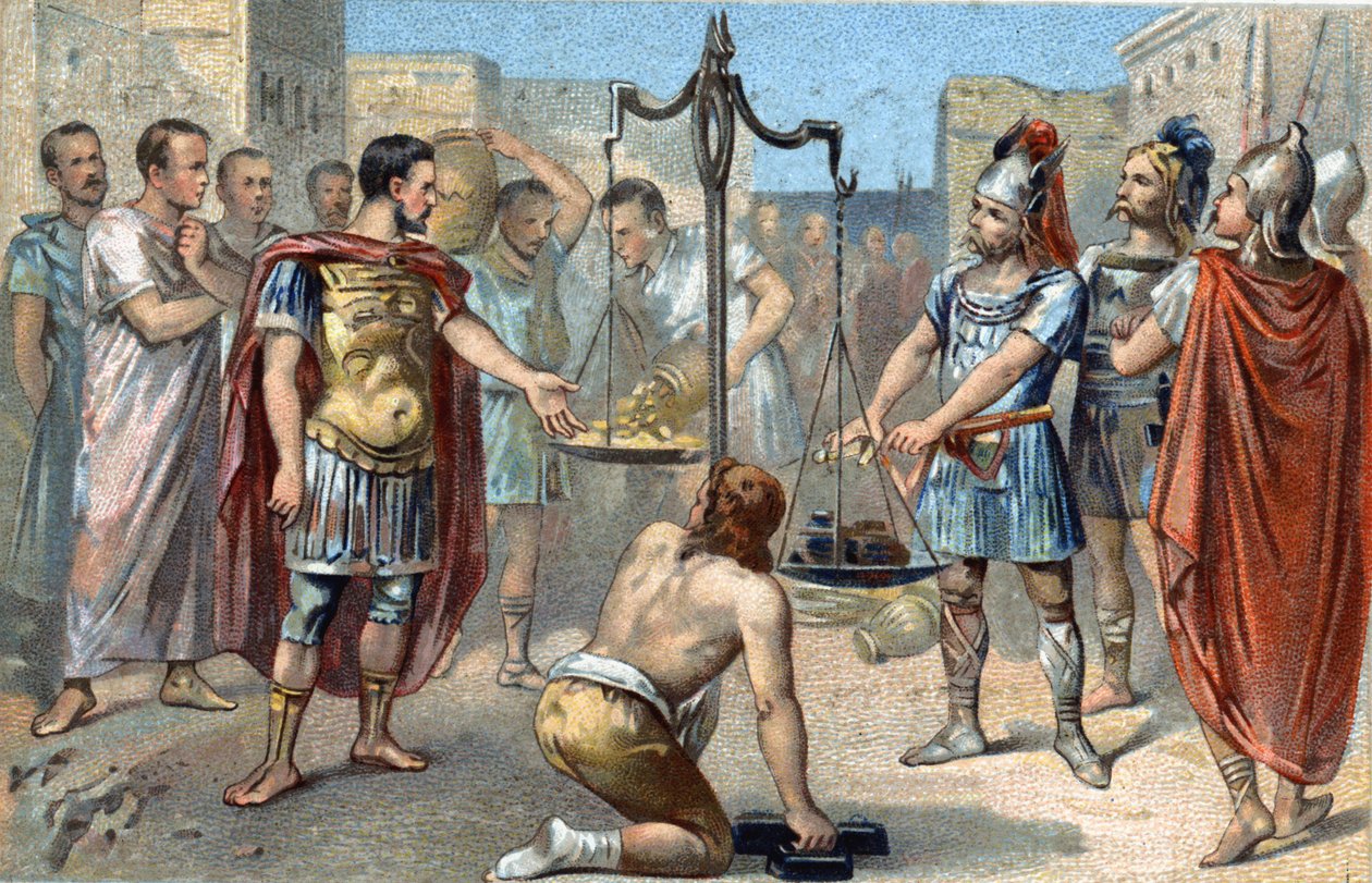 Senonların Galya kabilesinin lideri Brennus, Vae victis