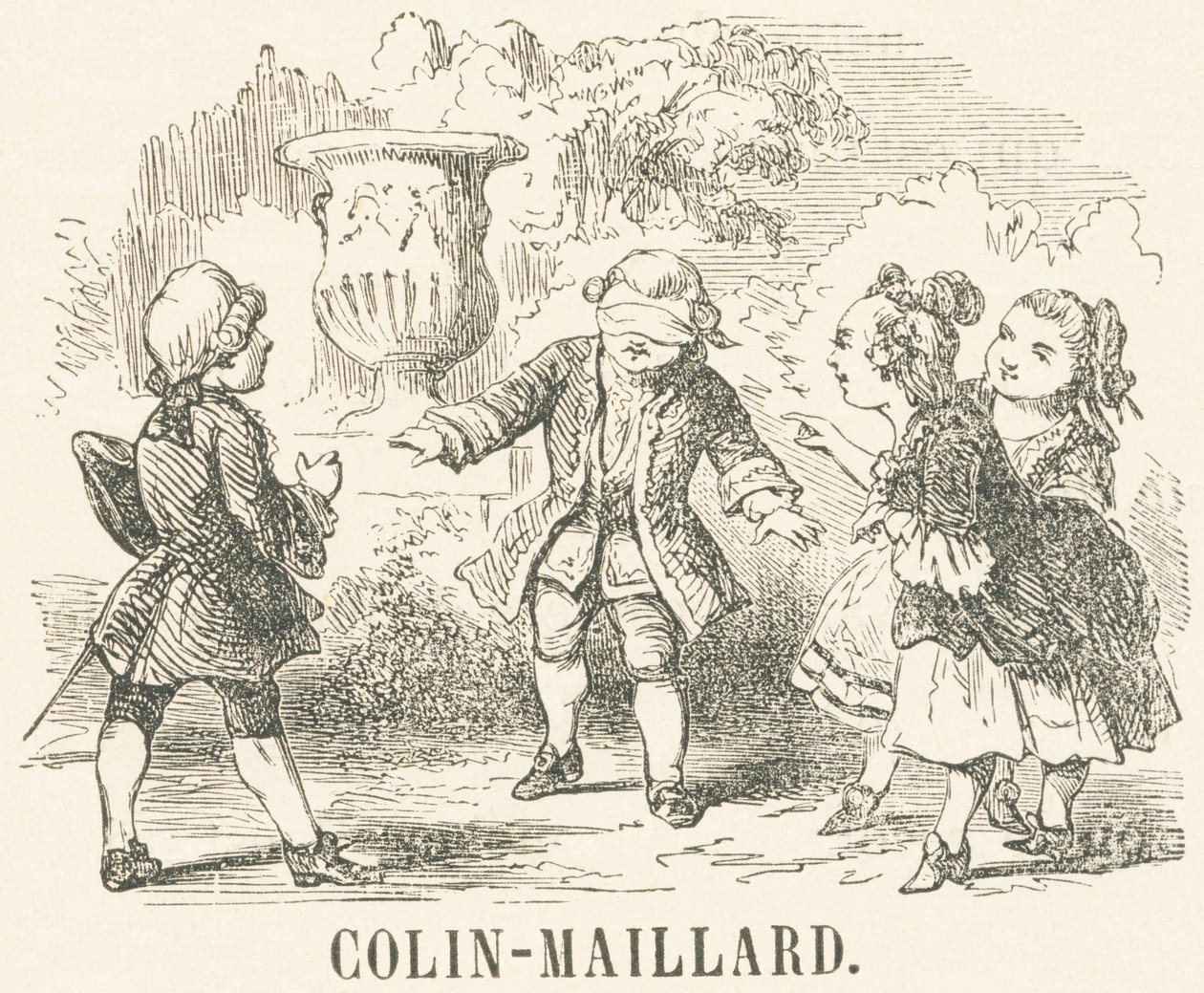 C: Colin-Maillard by French School