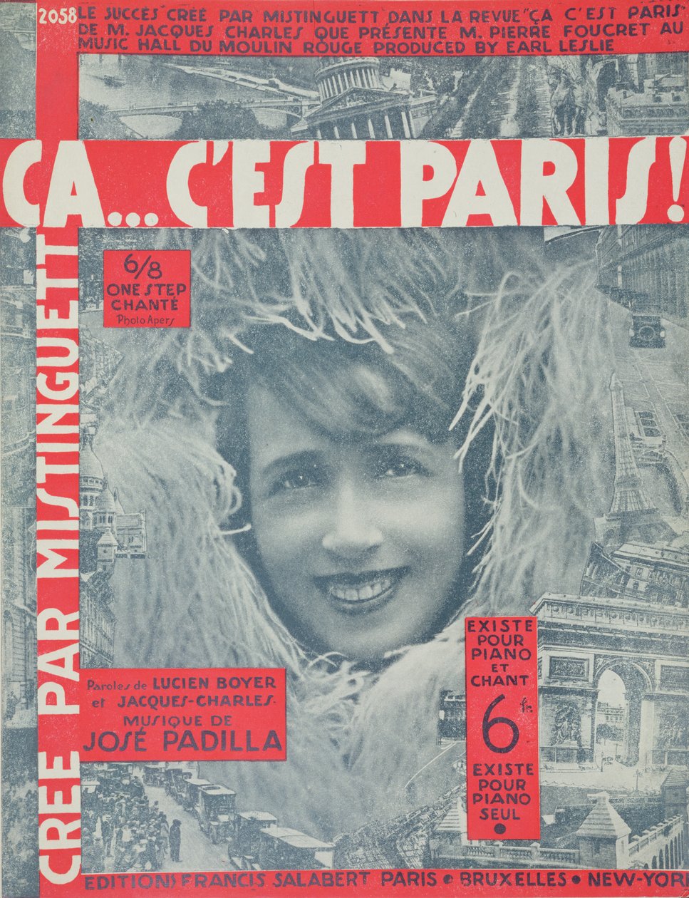 Ca...Cest Paris, Score of Song by Mistinguett