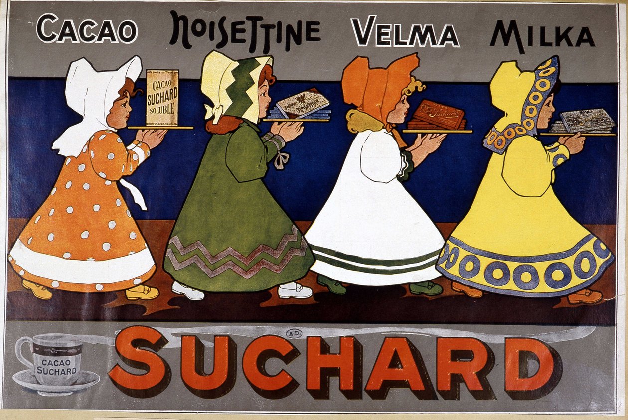 Kakao Suchard - reklam etiketi by French School