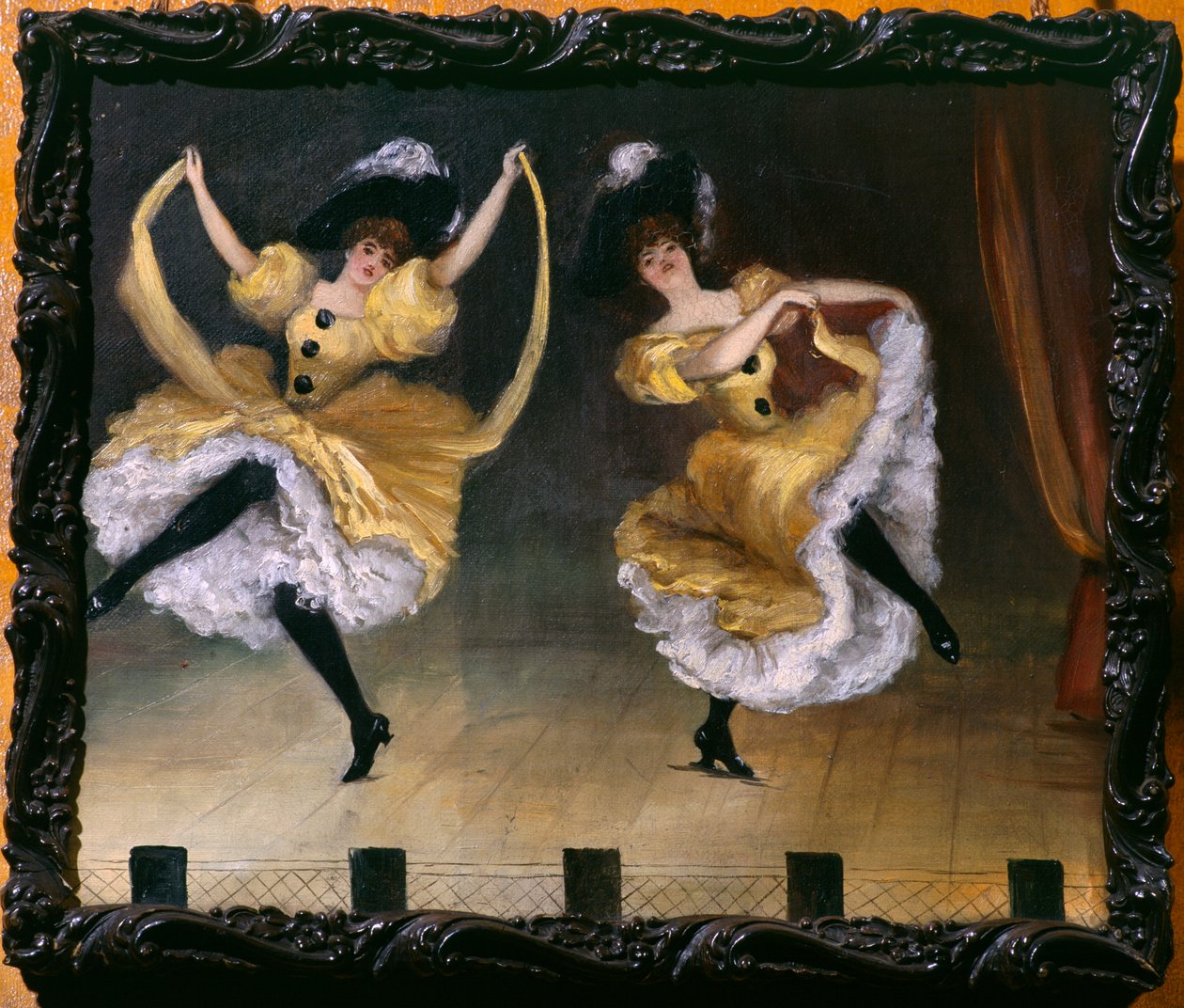Cancan Dansçılar (tuval üzerine yağlıboya) by French School