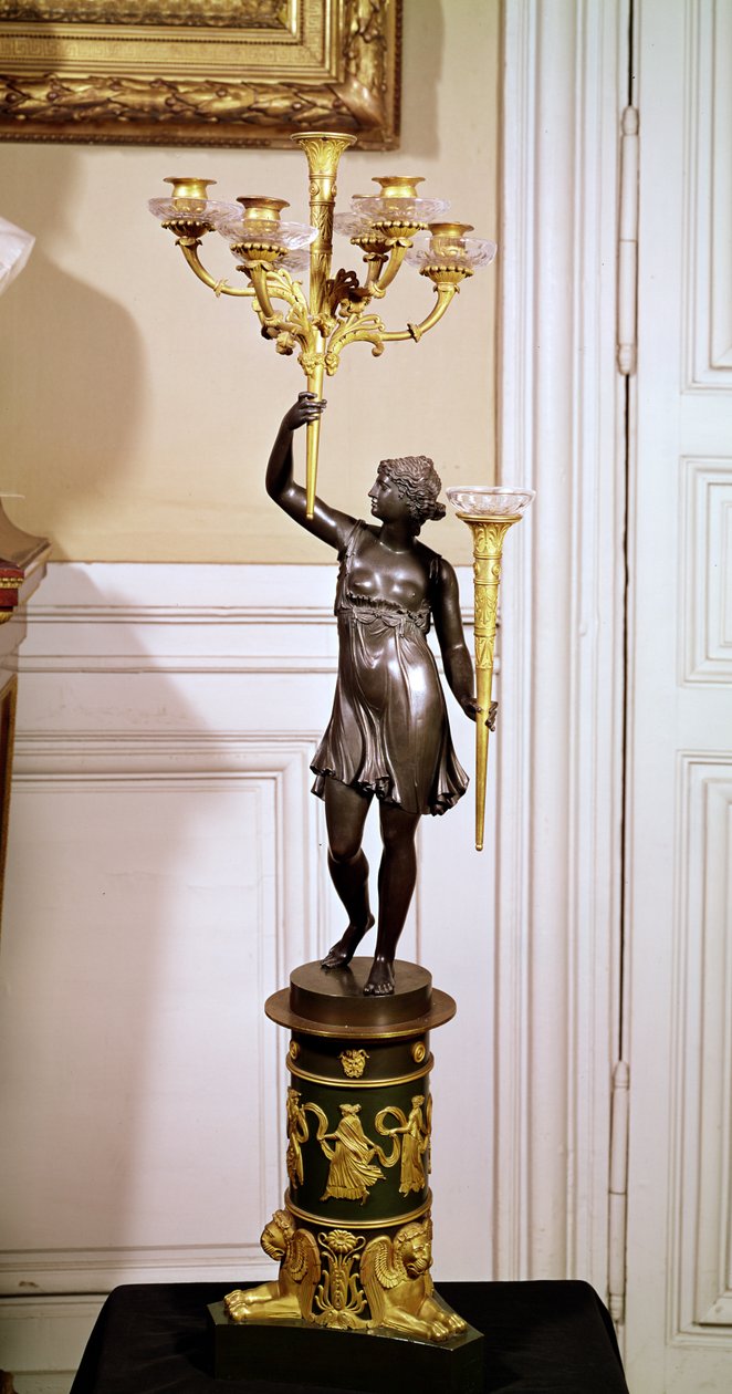 Şamdan (bronz) by French School