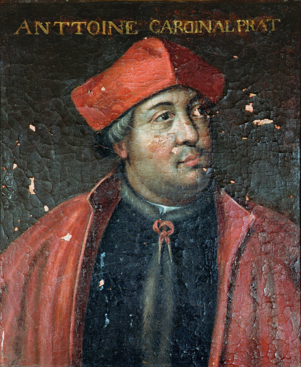 Kardinal Antoine Duprat (1463-1535), papalık elçisi, 1617-38 by French School