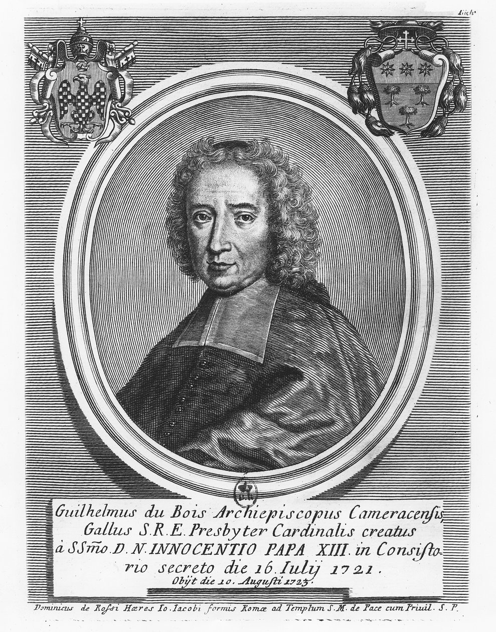 Kardinal Dubois (gravür) by French School