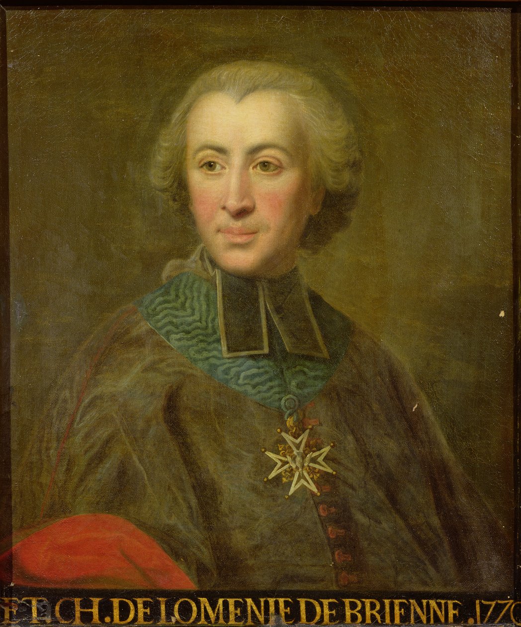 Kardinal Etienne-Charles de Lomenie de Brienne (1727-94) by French School