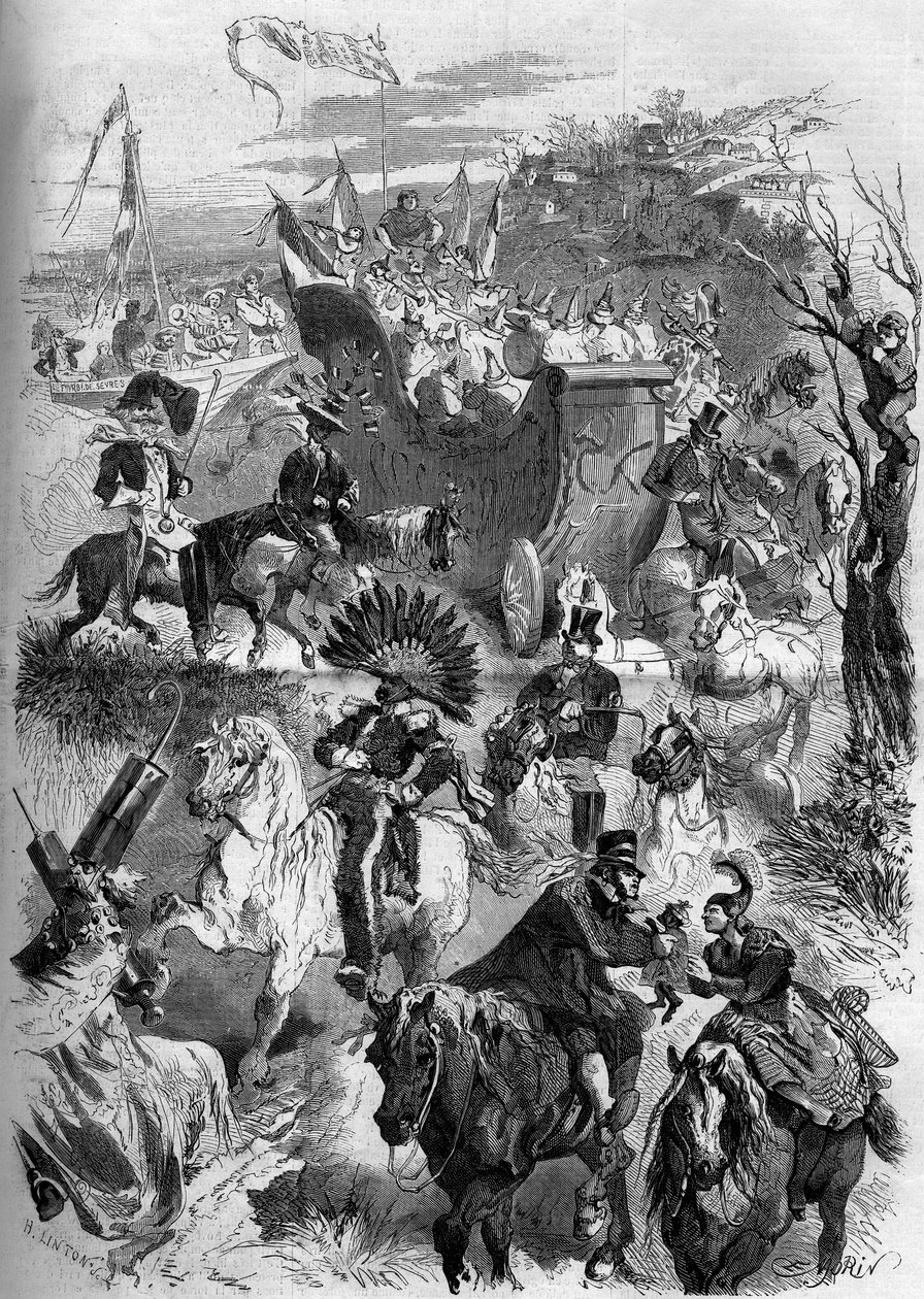 Mardi Gras Karnavalı, Fransa, 8 Mart 1859: Sevr maskeli balosunun Paris
