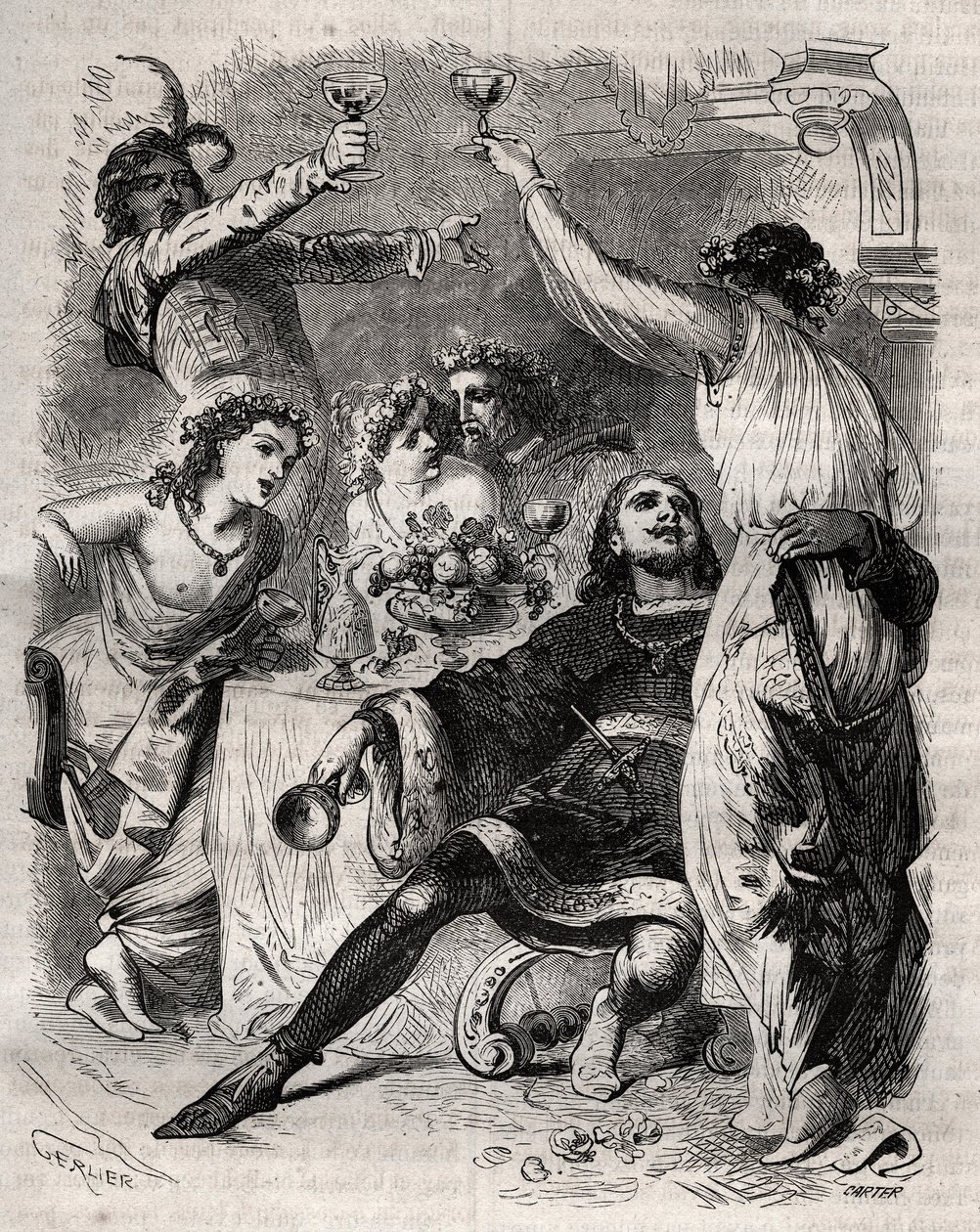 Nesle Kulesi Örneği by French School