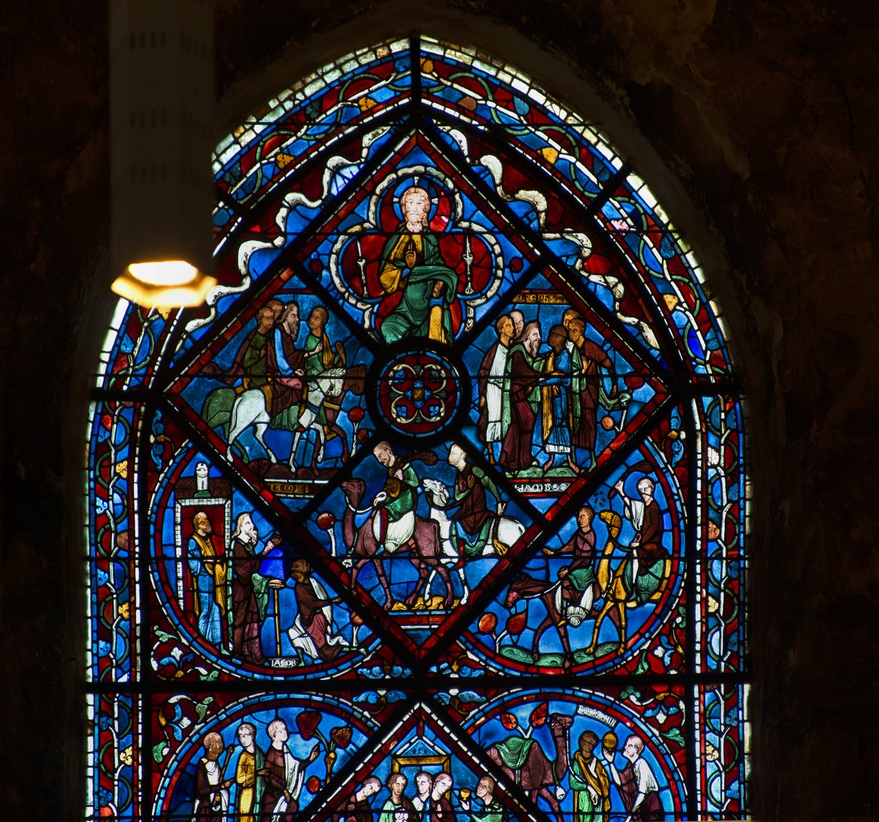 Cathedrale de chartres, vitray: Joseph