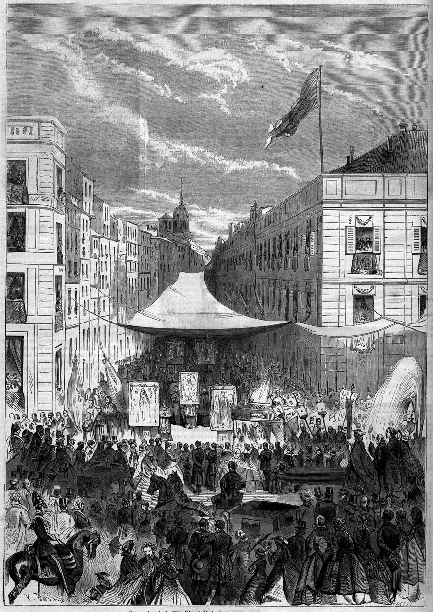Katolik geleneği - Fete Dieu - İspanya by French School