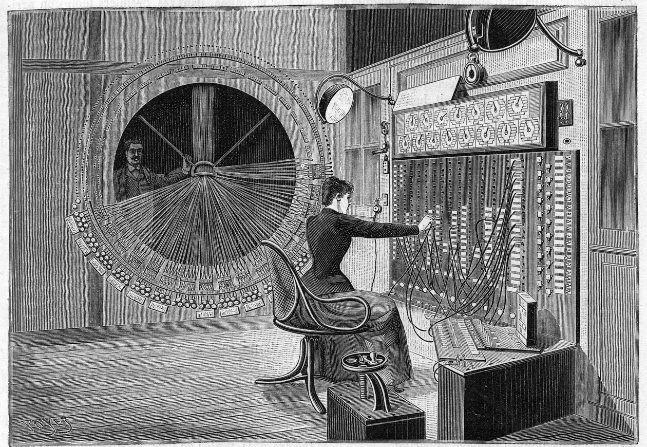 Theatrophone Merkez Ofisi (ev sineması seçmeleri) 1892