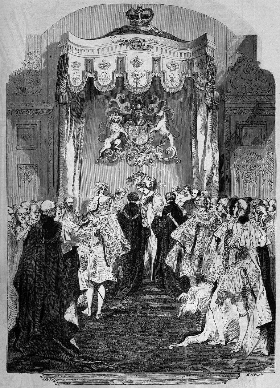 Jartiyer Nişanı Töreni, Windsor Kalesi (İngiltere) by French School