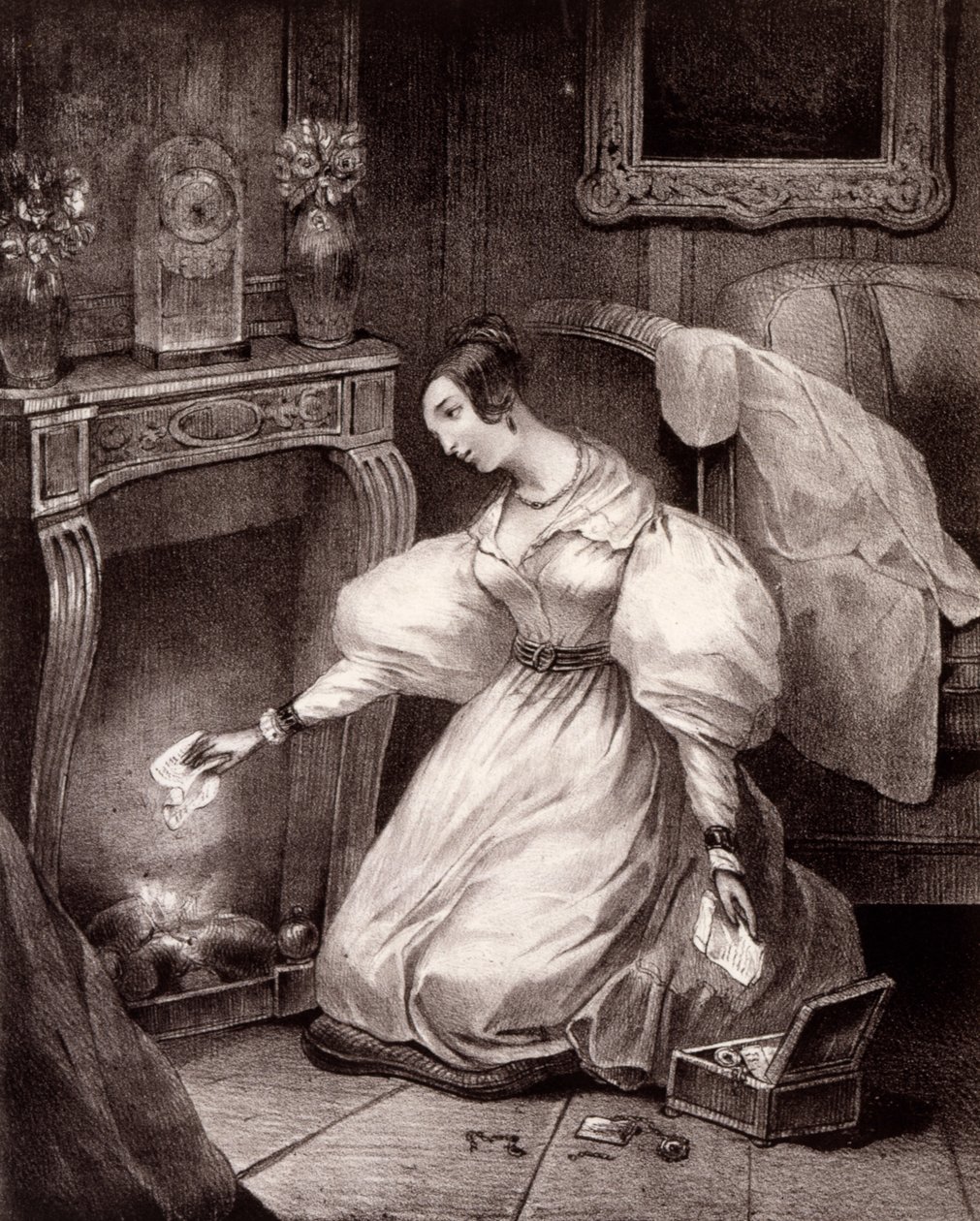 Chagrin DAmour, 19. yüzyılın başlarında by French School