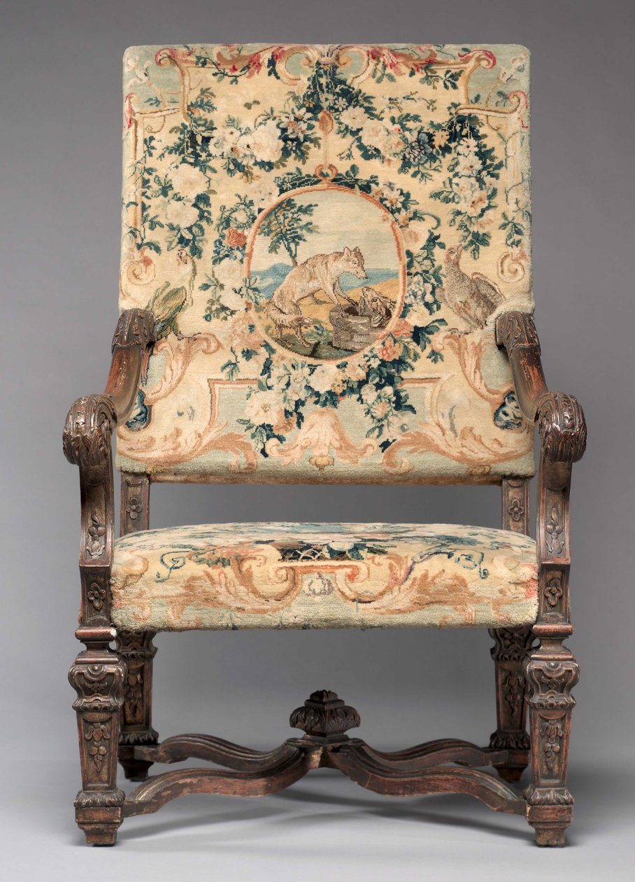 Sandalye, üretici Savonnerie Fabrikası, 1717