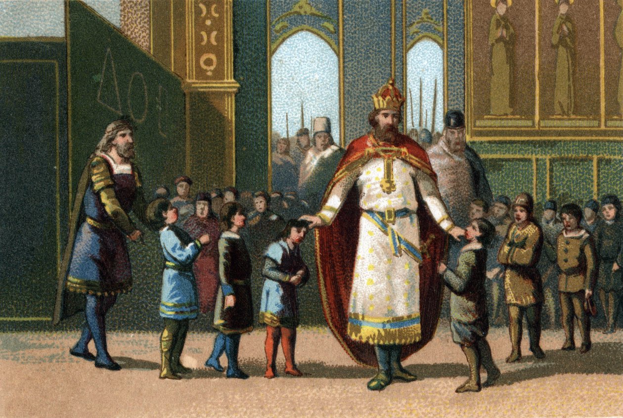 Charlemagne, Fransa Kralı 768