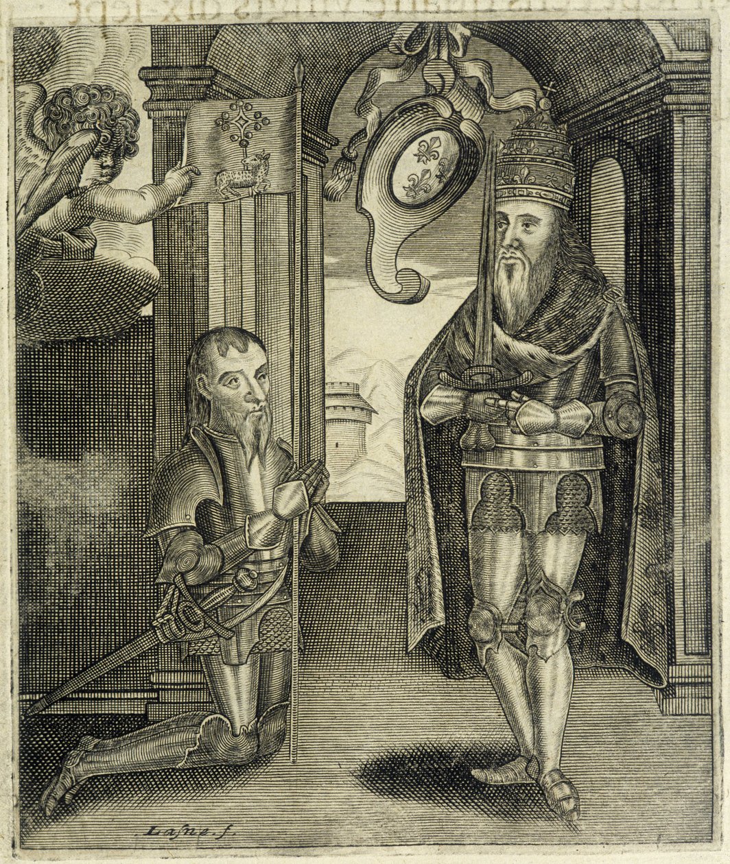 Charlemagne ve Kont Toulouse Torsin (veya Chorson) - Guillaume de Catel, Toulouse tarafından “Toulouse Kontlarının Tarihi”nde by French School