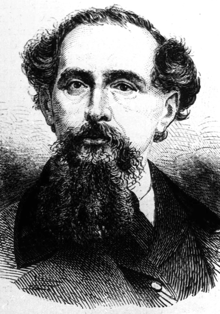 Charles Dickens (gravür) by French School