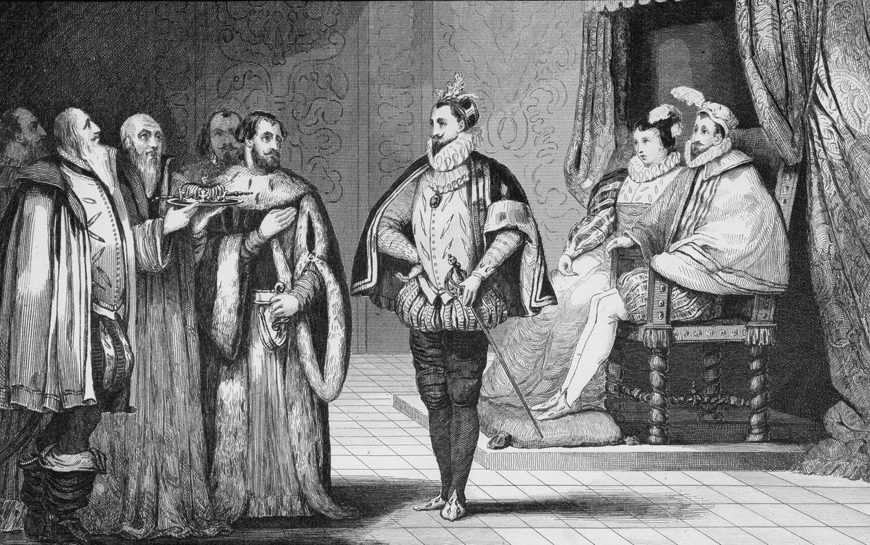 Charles IX (1550-74) Diyet tarafından kardeşi Henri d