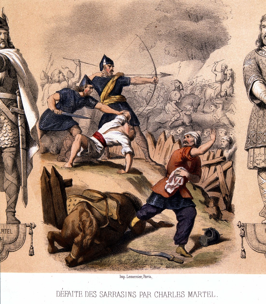 Charles Martel, Saracens