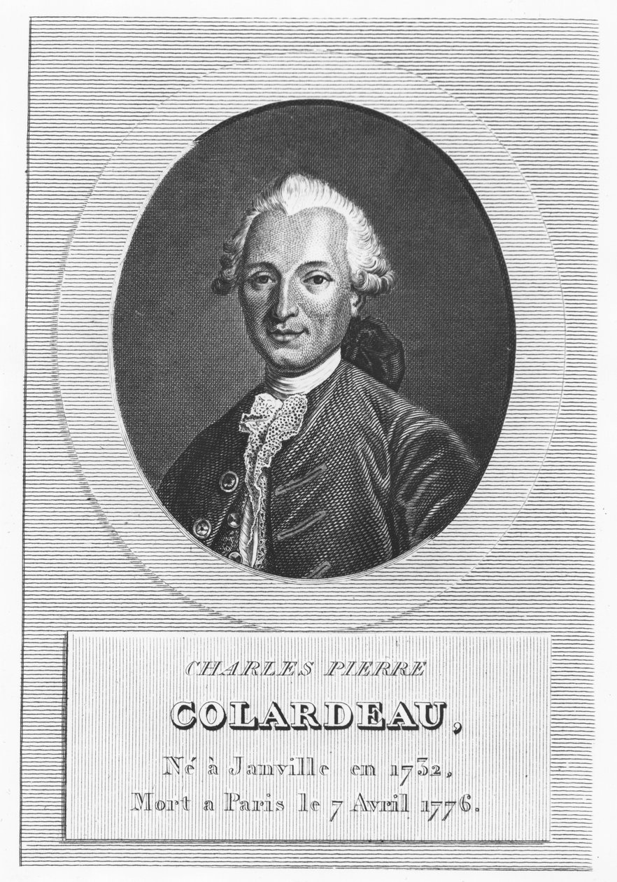 Charles Pierre Colardeau (gravür) by French School
