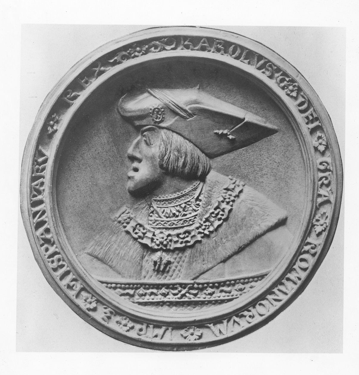 Charles V, Kutsal Roma İmparatoru (ahşap) by French School