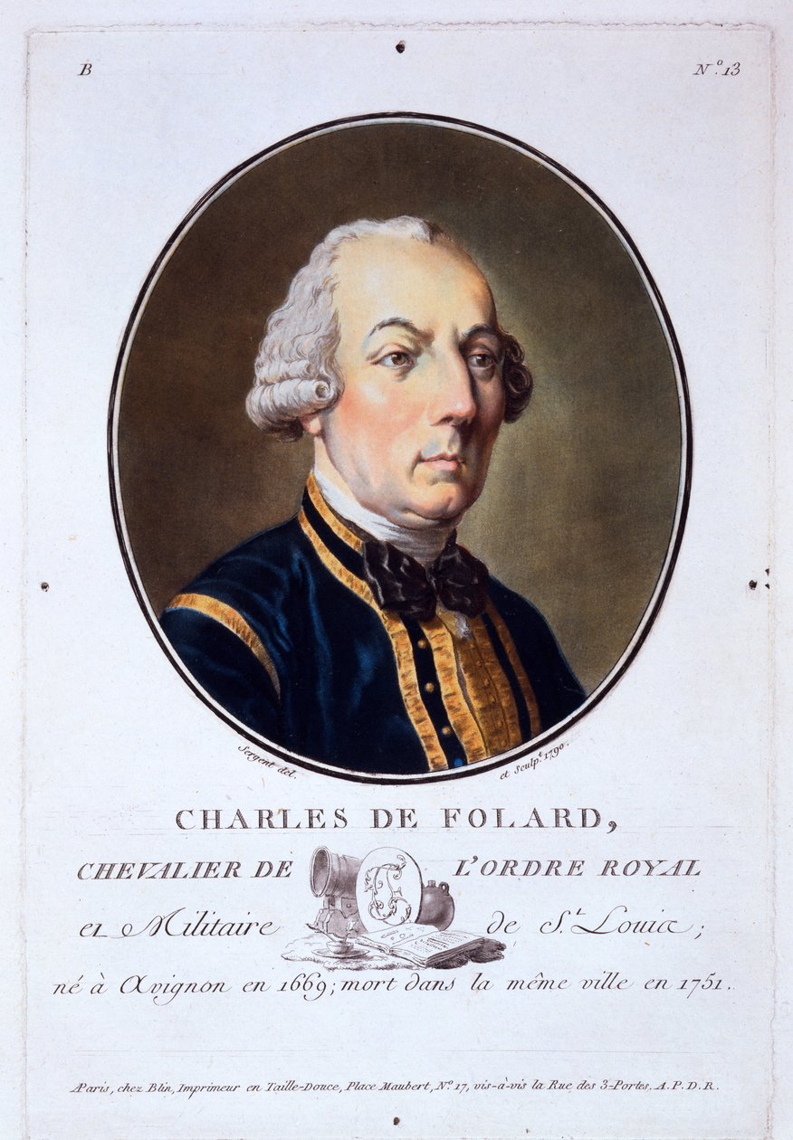 Charles de Folard, 1787-92