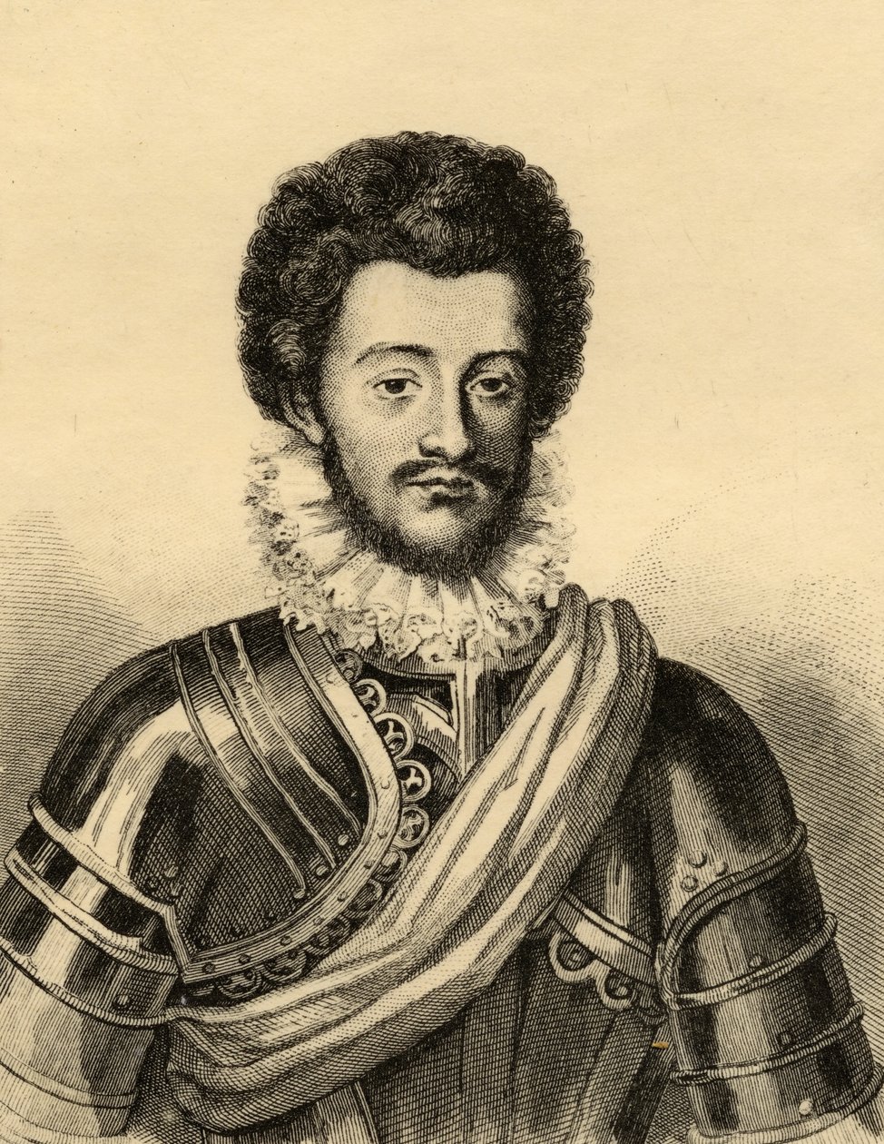 Charles de Guise (1554-1611) Mayenne Dükü (gravür) by French School