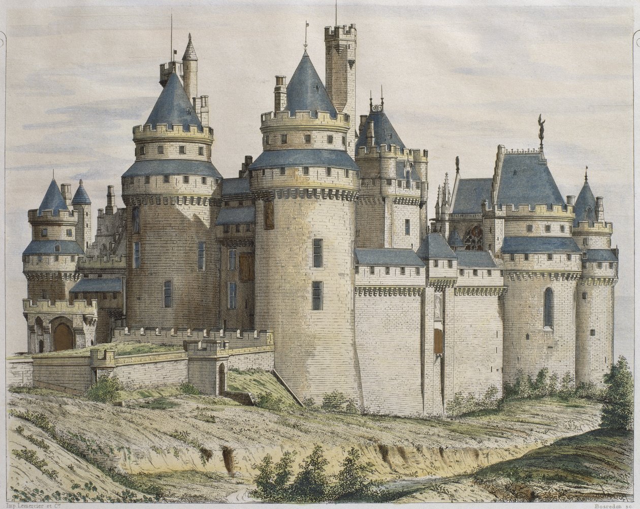 Chateau de Pierrefonds, Le Moniteur des Architecturees