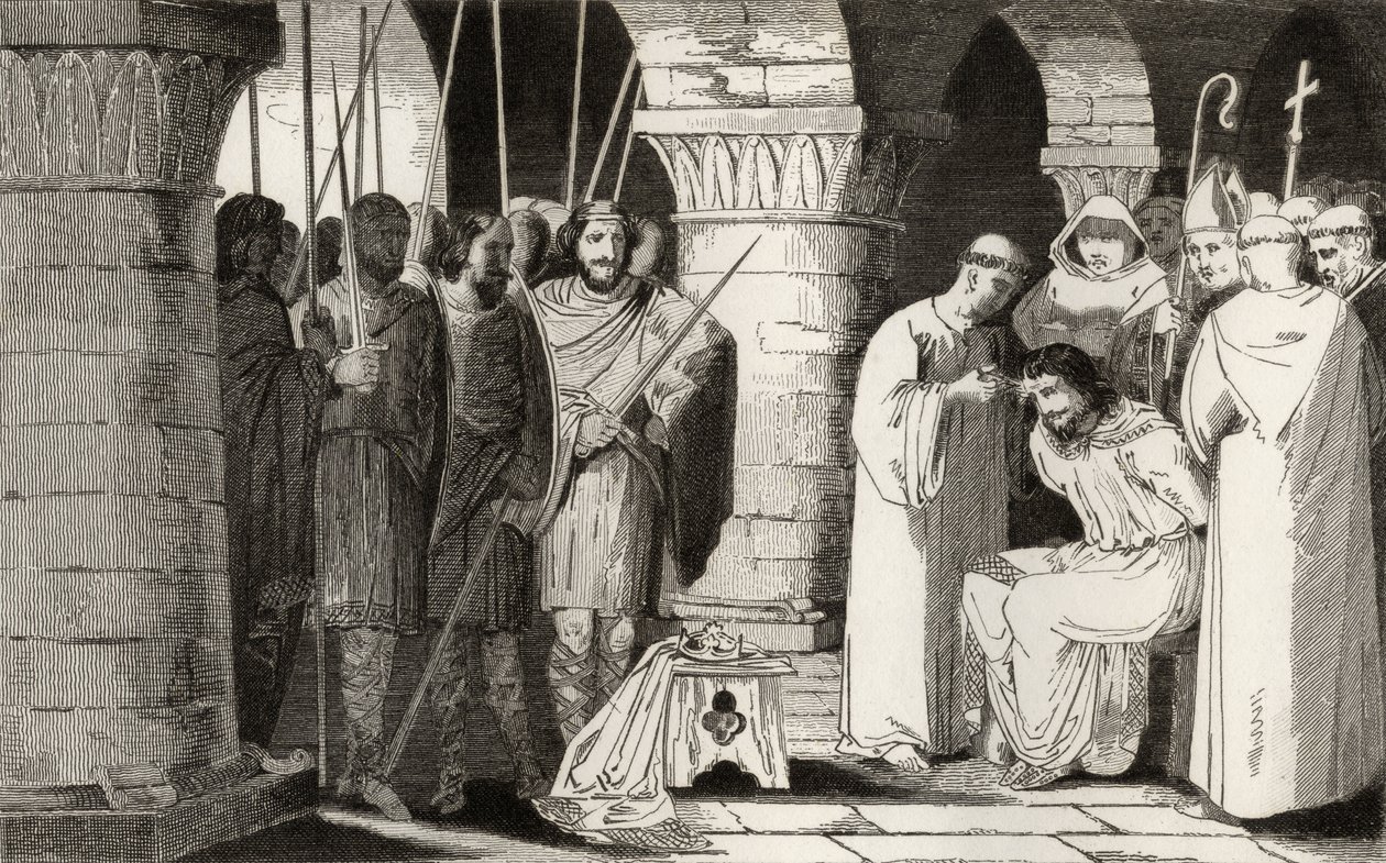 Childeric III (714-51) is Dethroned and Confined to a Monastery, from 