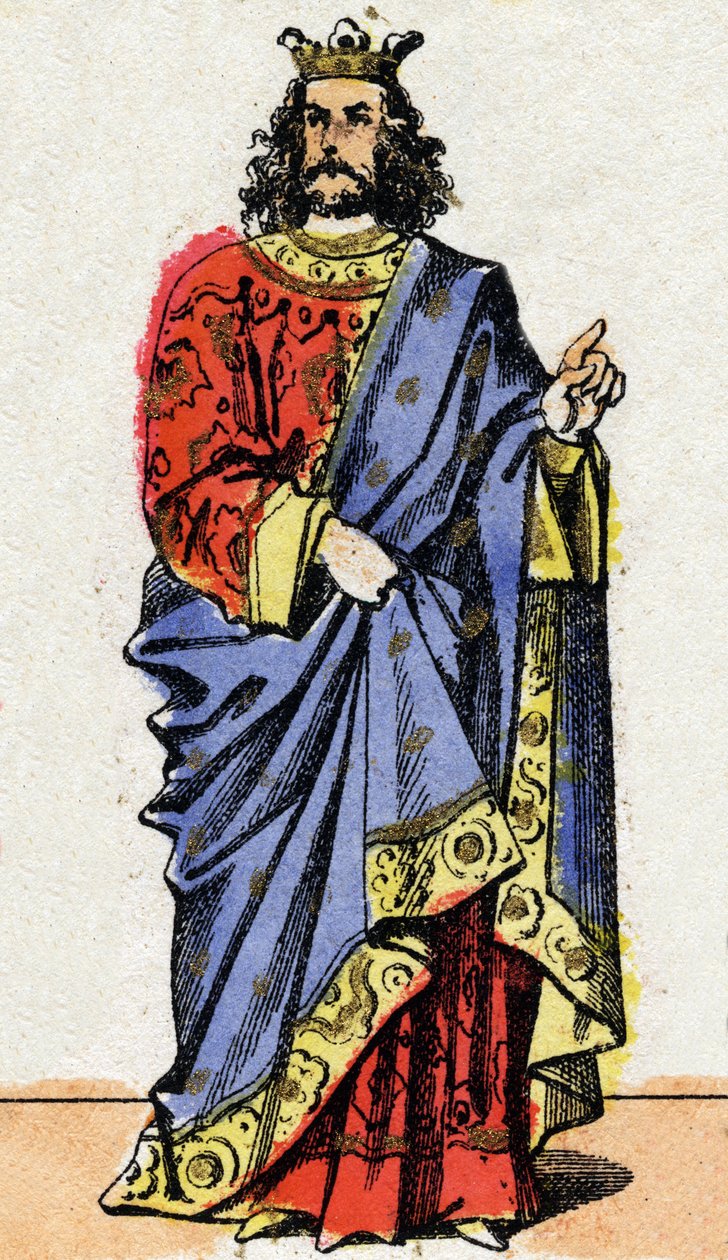 Childeric I, Salians Frangı Kralı (436-481). by French School