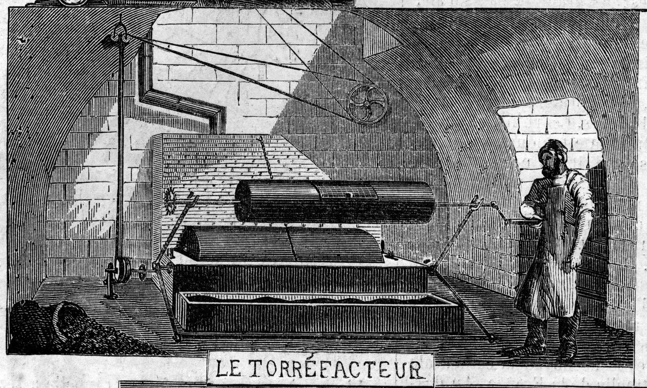 Çikolata yapımı: Torrefactor. Usine de M. Masson, Paris by French School
