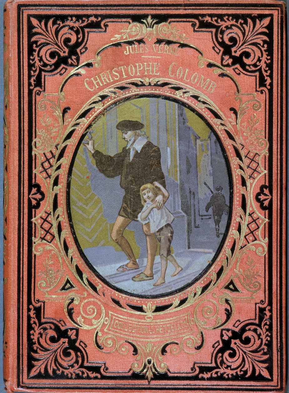 Christophe Colomb (Cristoforo Colombo) ve bir çocuk, - Jules Verne