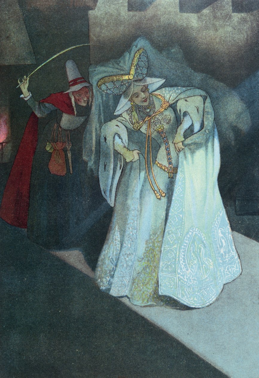 Cinderella, Peri Vaftiz annesiyle birlikte, 1911 dolayları by French School