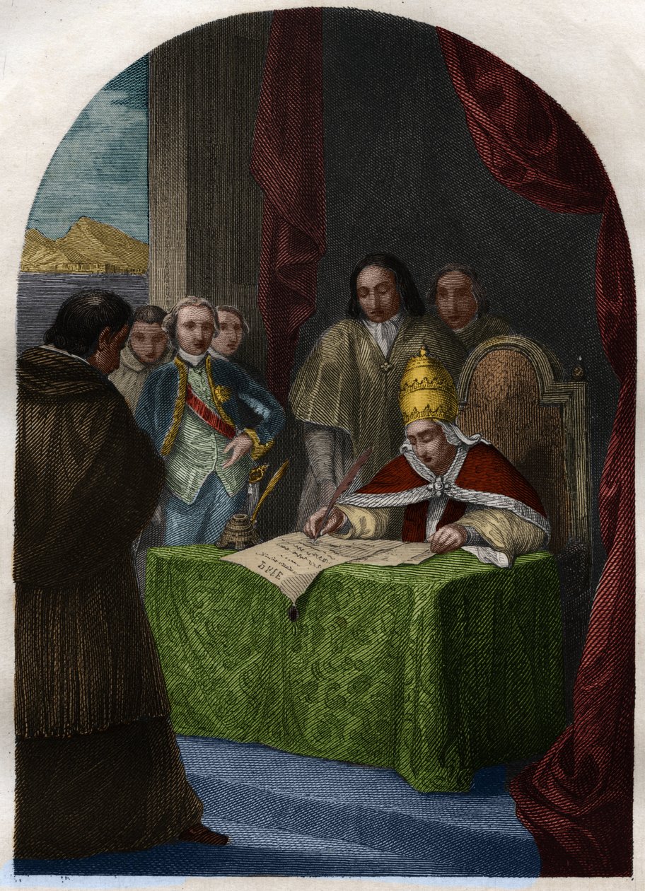 Clement XIV (Clemente veya Clemens) (1705-1774) 21 Temmuz 1773