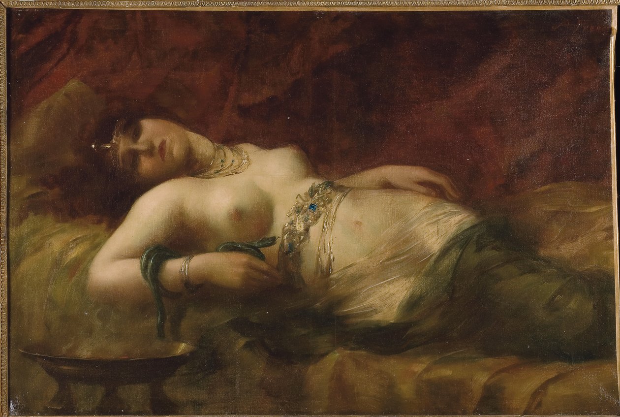 Kleopatra, 19. yüzyılın sonlarında by French School