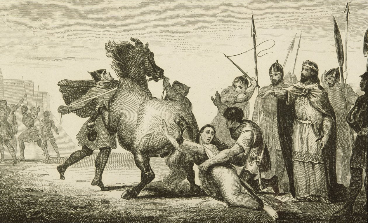 Clotaire II (584-629), Kraliçe Brunhilda
