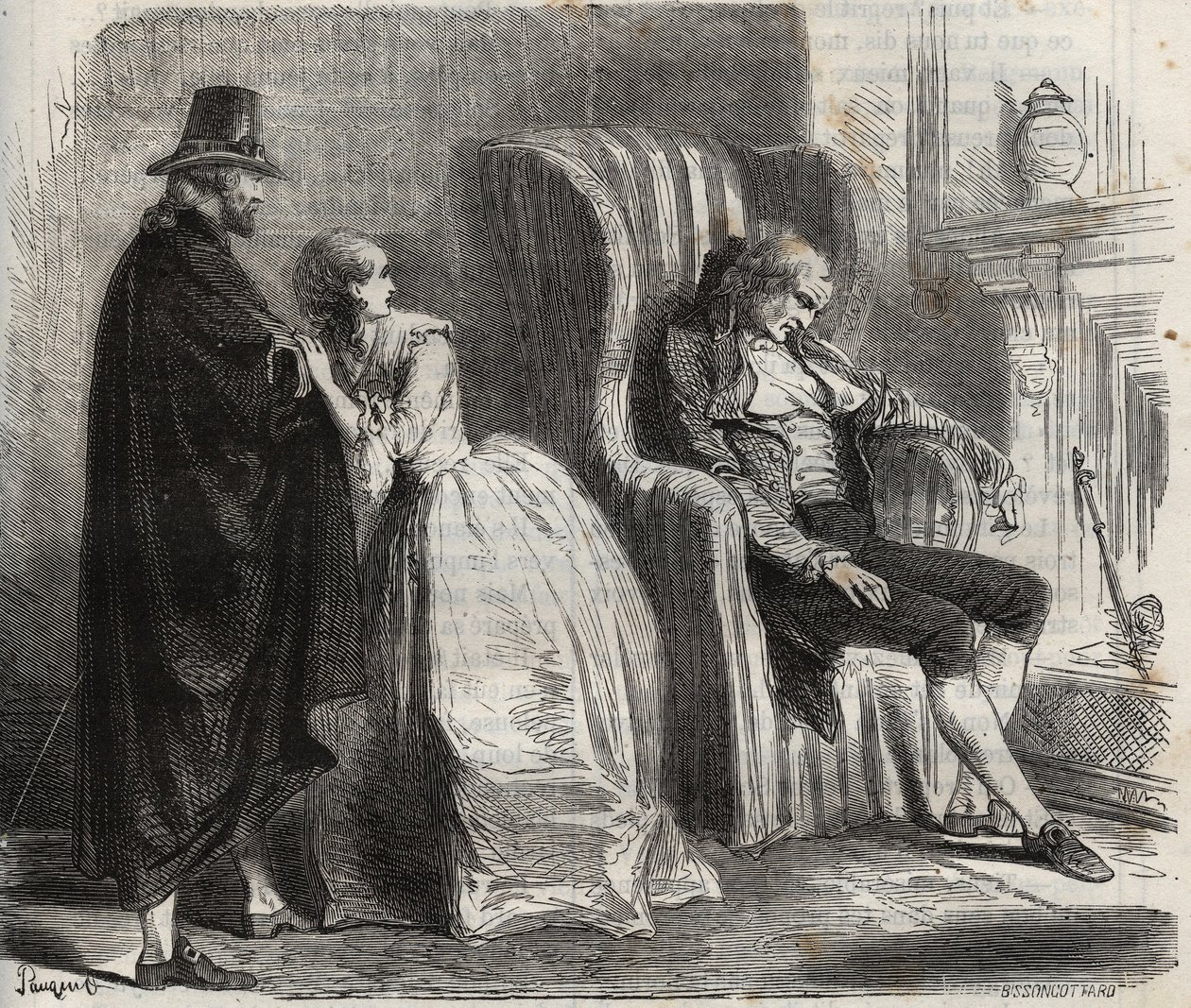 Clotilde Sprengel ve Zacharie Bergmann, 18. yüzyılın önünde Alman doktor Petrus Schultz