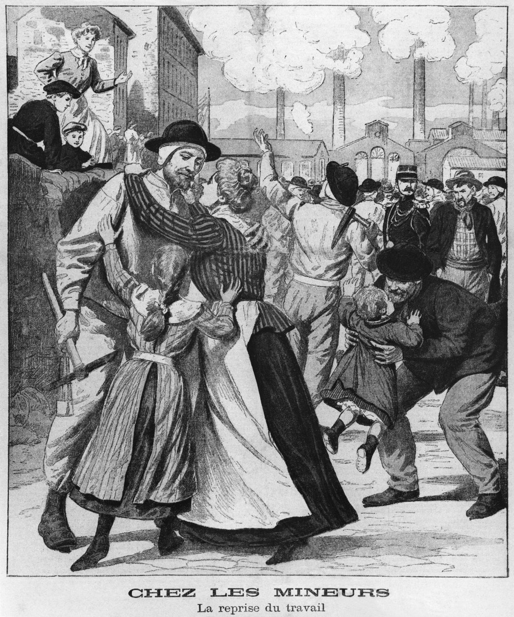 Kömür Madencileri işe geri dönüyor, Le Petit Journal