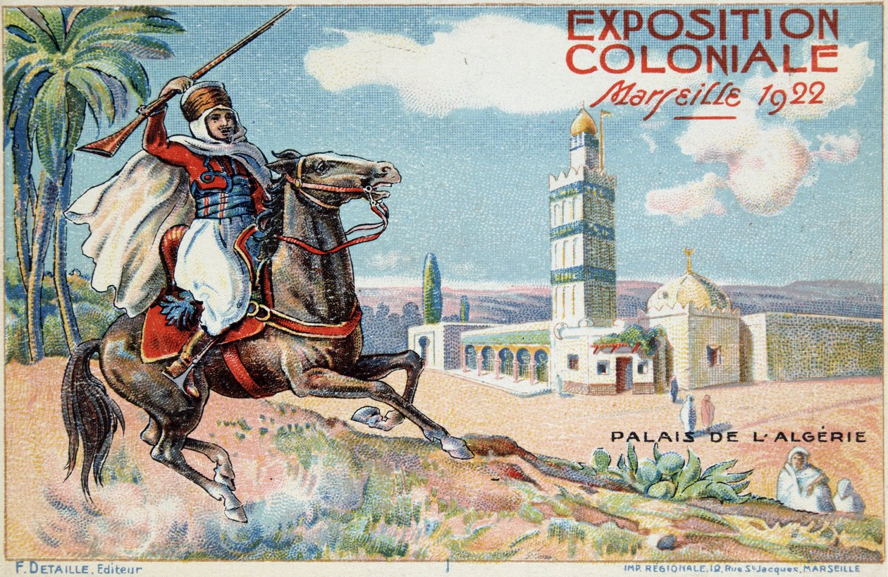 Marsilya Sömürge Sergisi: Cezayir Sarayı by French School