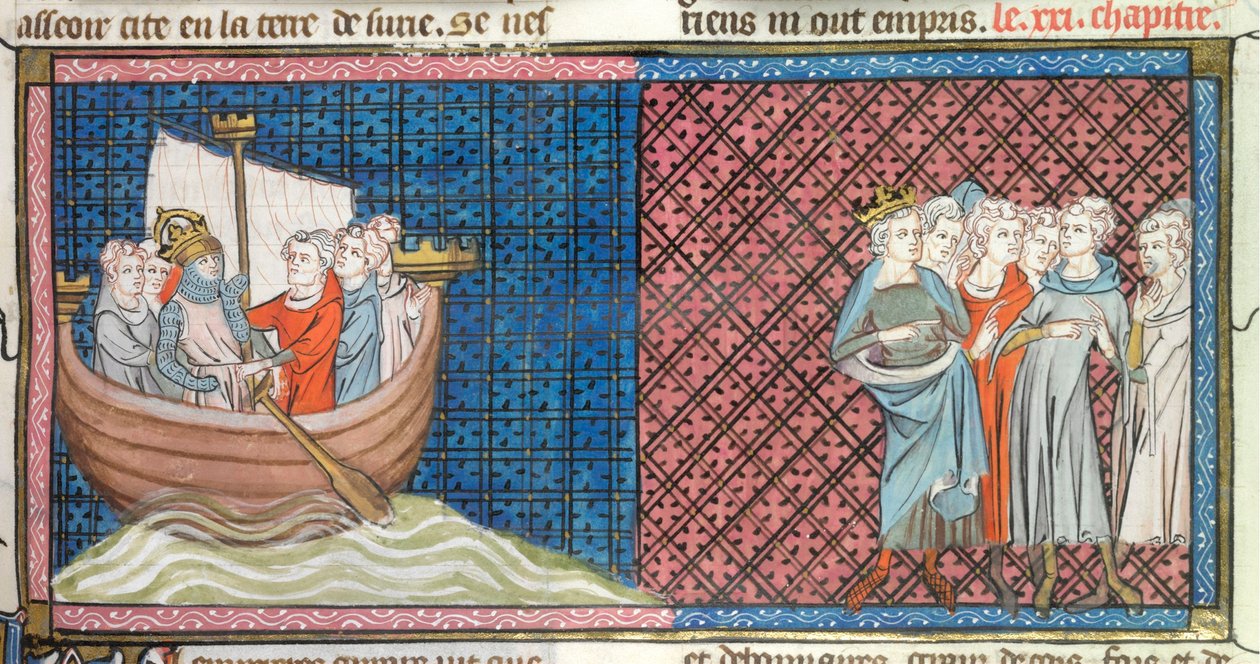 Conrad III ve Louis VII ayrılıyor, 
