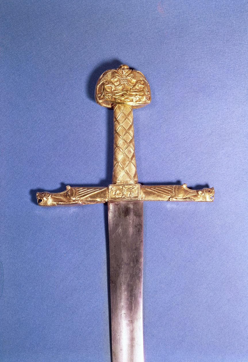 Fransa Krallarının, `Joyeuse (metal) olarak bilinen Charlemagne