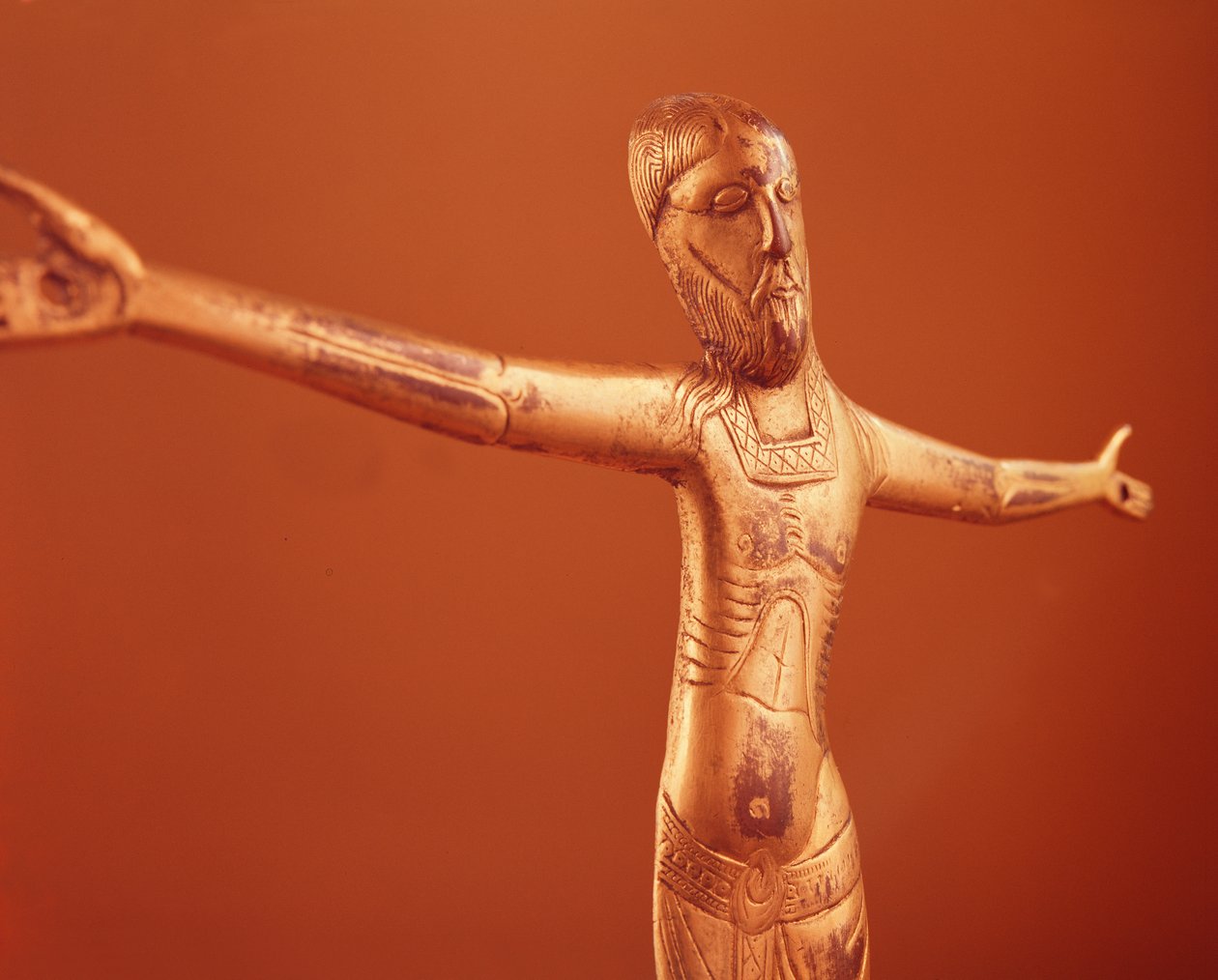 Corpus Christi, c.1240 (bronz yaldızlı) by French School