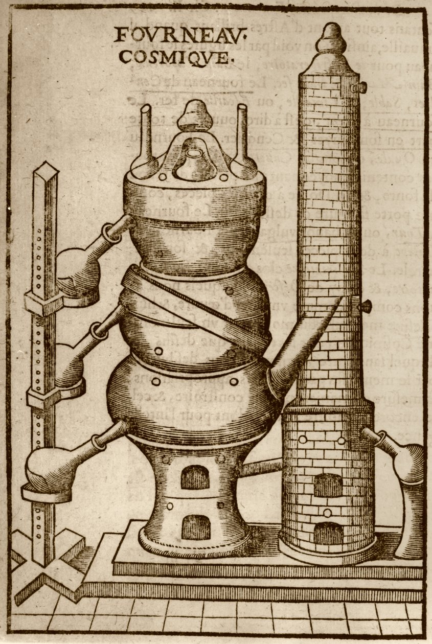 Kozmik Fırın, Annibal Barlet (1653) tarafından La Theotechnie Ergocosmique
