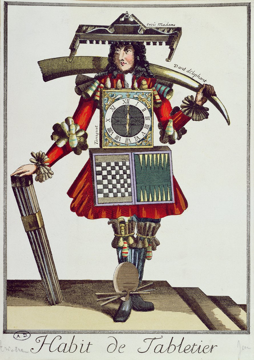 Tabletier Kostümü, c.1700 by French School