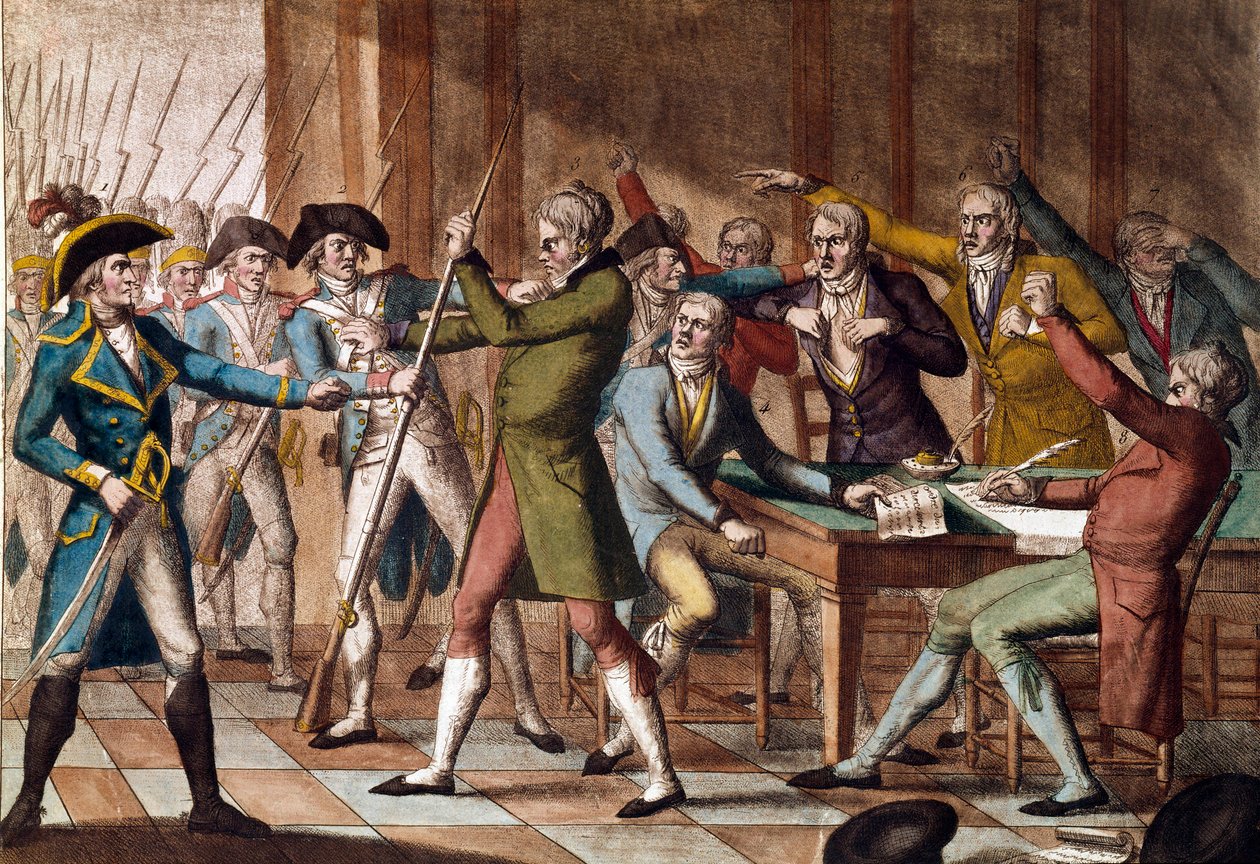 18 Fructidor Darbesi (4 Eylül 1797). by French School