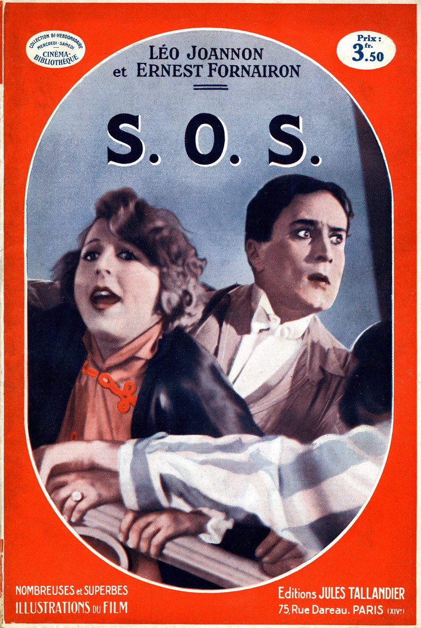 S.O.S kitabının kapağı (SOS) ve Carmine Gallone