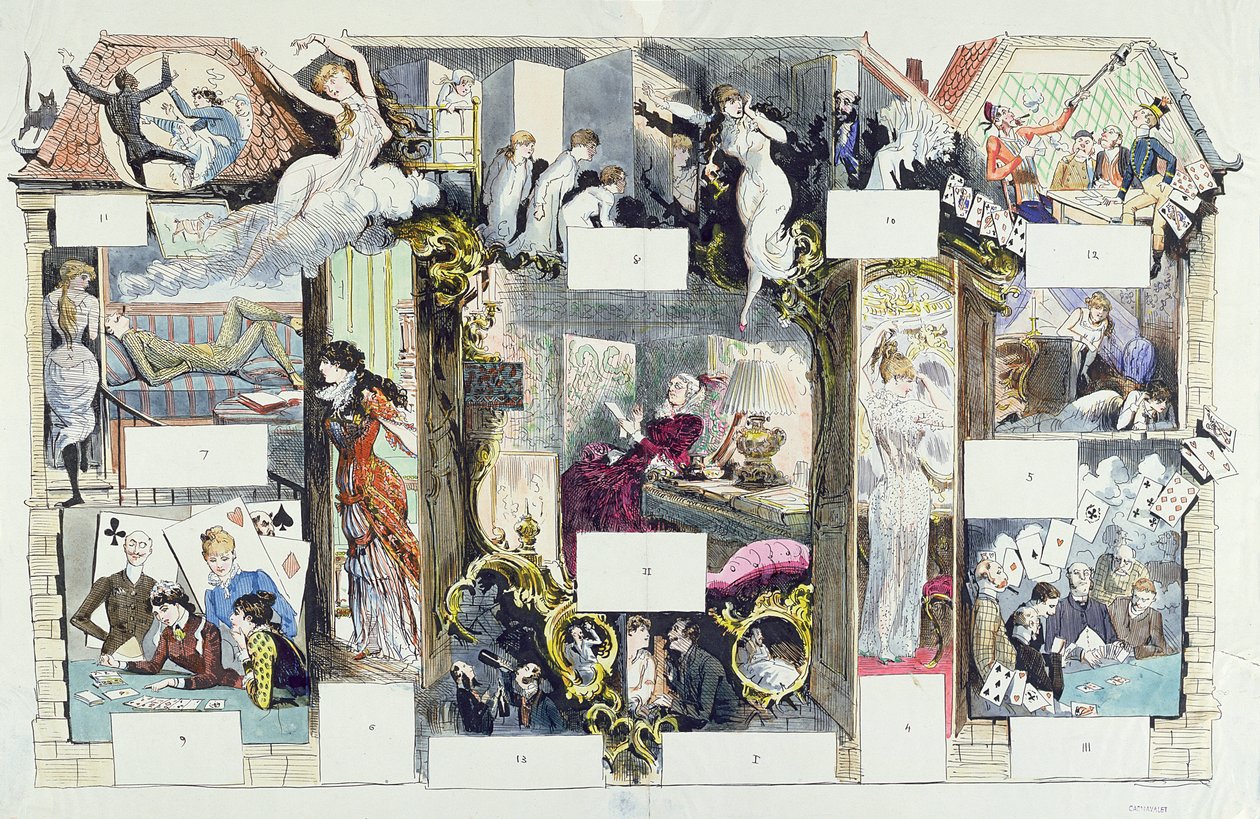 Parisli bir evin kesiti, La Vie Parisienne