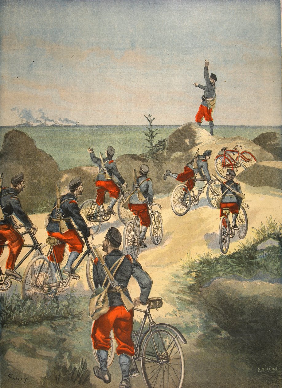 Küba kıyılarında bisiklet hizmeti, Le Petit Journal