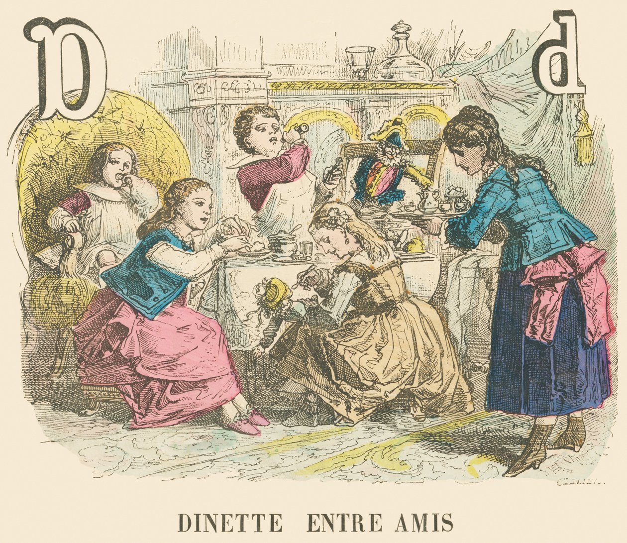 D: Arkadaşlarla yemek by French School