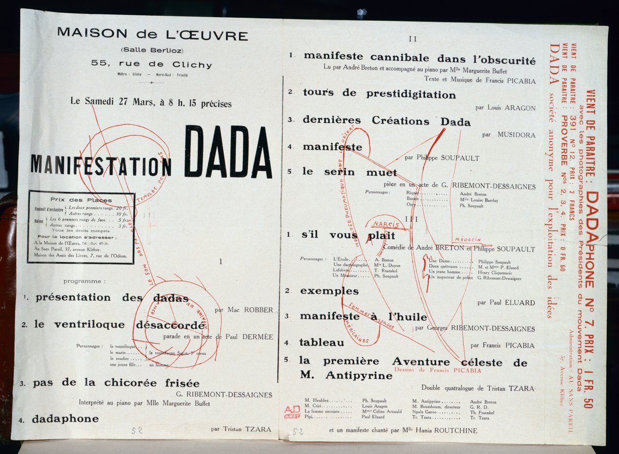 Dada Tezahürü, c.1921 by French School